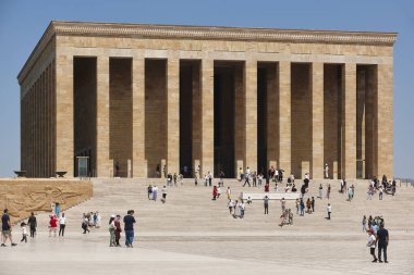 Ankara 'da Atatürk anıtı. Türkiye 'de tarihi yapı