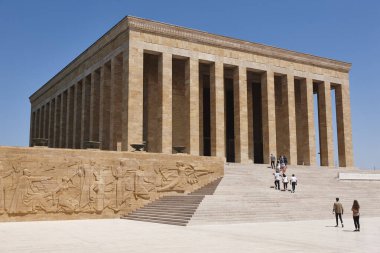 Ankara 'da Atatürk anıtı. Türkiye 'de tarihi yapı