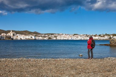 Kadavra 'nın Akdeniz köyü. Costa Brava, Girona. İspanya