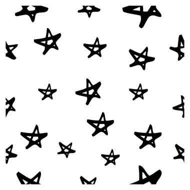 arkaplan, yıldız, pürüzsüz basit vektör el çizimi karalama