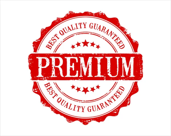 Premium Kwaliteit Beste Kwaliteit Gegarandeerde Badge — Stockvector