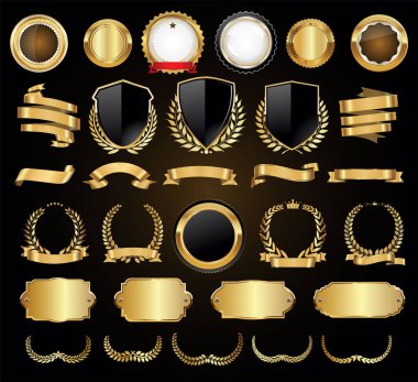 Vintage tarzı premium kalite tasarım vektör toplama  