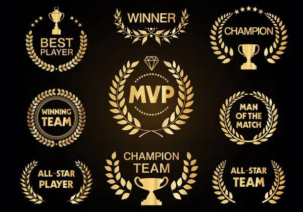 Spor Ödülleri ve en iyi aday altın defne çelenkleri.