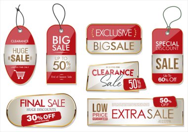 Süper satış amblemi rozetleri ve etiket koleksiyonu 