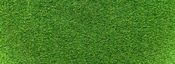 Panorama Des Grünen Kunstrasenbelags Textur Und Hintergrund Nahtlos — Stockfoto