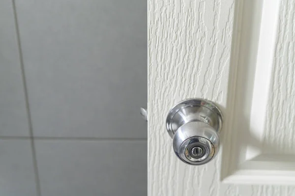 Door Knob Being Found Caused Covid Infection Doorknob Lock Handle — ストック写真
