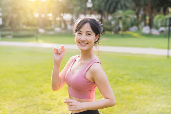 Capture Essence Wellness Living Happy Beautiful Asian Woman 30S Smiles — Stock Photo, Image