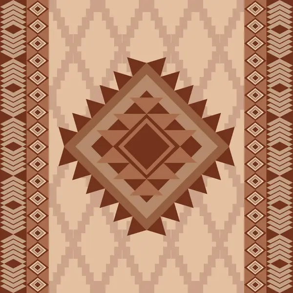 Dekoratif vektörsüz geleneksel kıyafet tasarımları ve arka plandaki Aztek kabile süslemeleri ile Amerikan yerlileri için el yapımı güzel sanat renkleri..