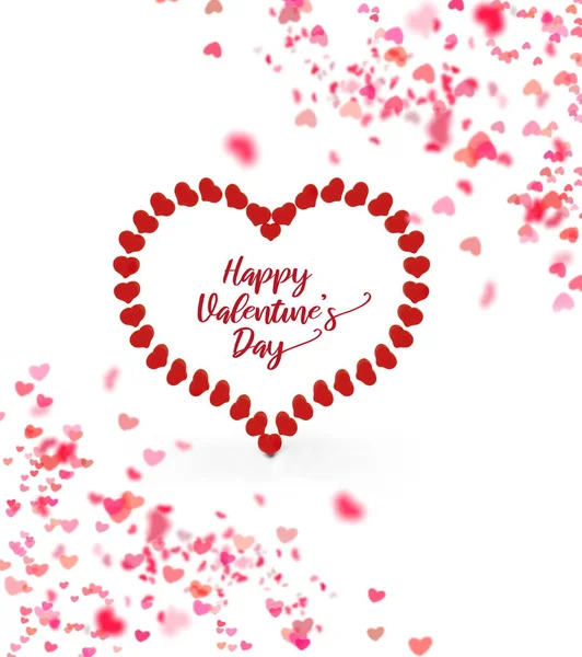 День Святого Валентина Троянди Букет Святкове Тло Золотими Елементами Шаблонне — стокове фото