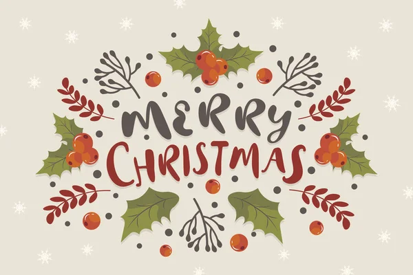 Noel arkaplanını Noel duvar kâğıdıyla çizmiş. Mutlu Noeller. Vektör illüstrasyonu