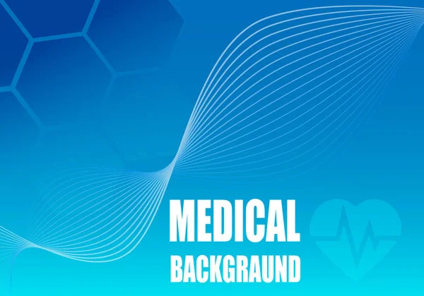 Antecedentes Medicina Establecido Transición Azul Ilustración Vectorial — Vector de stock