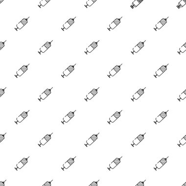 Şırıngalar vektör ve tıbbi olarak köşegen şeklinde. Vektör illüstrasyonu