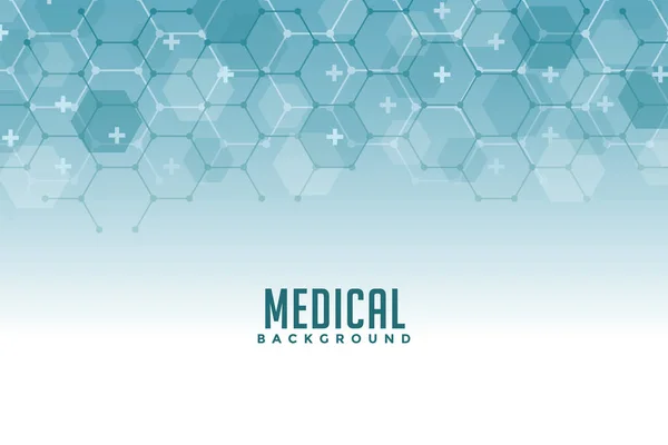 Moderna Medicina Fondo Moléculas Geometría Ilustración Vectorial — Vector de stock