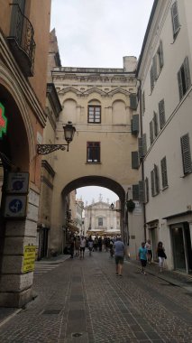 Lombardy, İtalya 'daki Mantua şehri manzarası