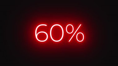 Neon logosu 55 'ten 100' e indirimli, indirimli, çevrimiçi. Kara Cuma indirimi. Yanıp sönen bir işaret. 55.60.65.70.75.75.80.85.95.100 'lük sınırlı bir teklif sunar..