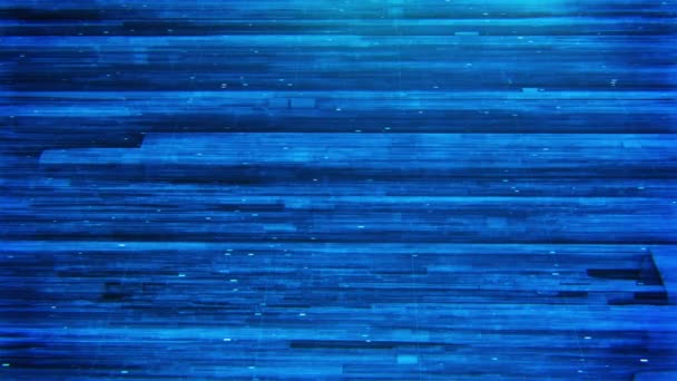 ブルー抽象ブロックハド幾何学的背景 サイバー宇宙技術の背景 ブロックチェーン情報取引プロセス ビッグデータ環境 プレゼンテーションのためのバーチャルリアリティバック ニュース — ストック動画