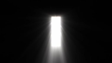 Kapılar açılıyor ve Parlak Işık Karanlık Oda 'da beliriyor. Tünelin Sonundaki Işık. Başarı ve Din kavramı. Umut ve Barış