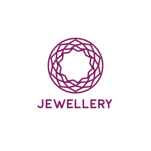 Jewelry Logo White Background Vector Illustration Royalty Free Stock Vectors