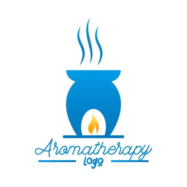 Aromaterapia Con Aceite Esencial Aislada Sobre Fondo Blanco Ilustración Vectorial — Archivo Imágenes Vectoriales