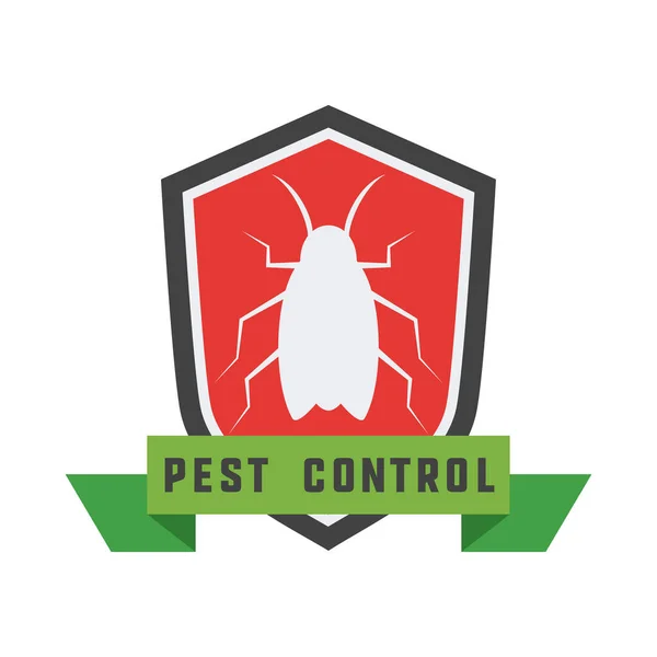 Logotipo Controle Pragas Para Negócios Fumigação Ilustração Vetorial — Vetor de Stock