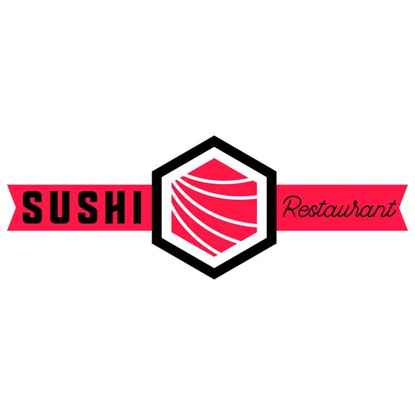 Japanisches Logo Für Japanisches Restaurant Vektorillustration Stockvektor