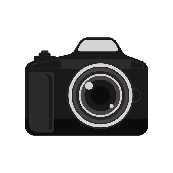 Camera Icon Isolated White Background Vector Illustration — Stock Vector