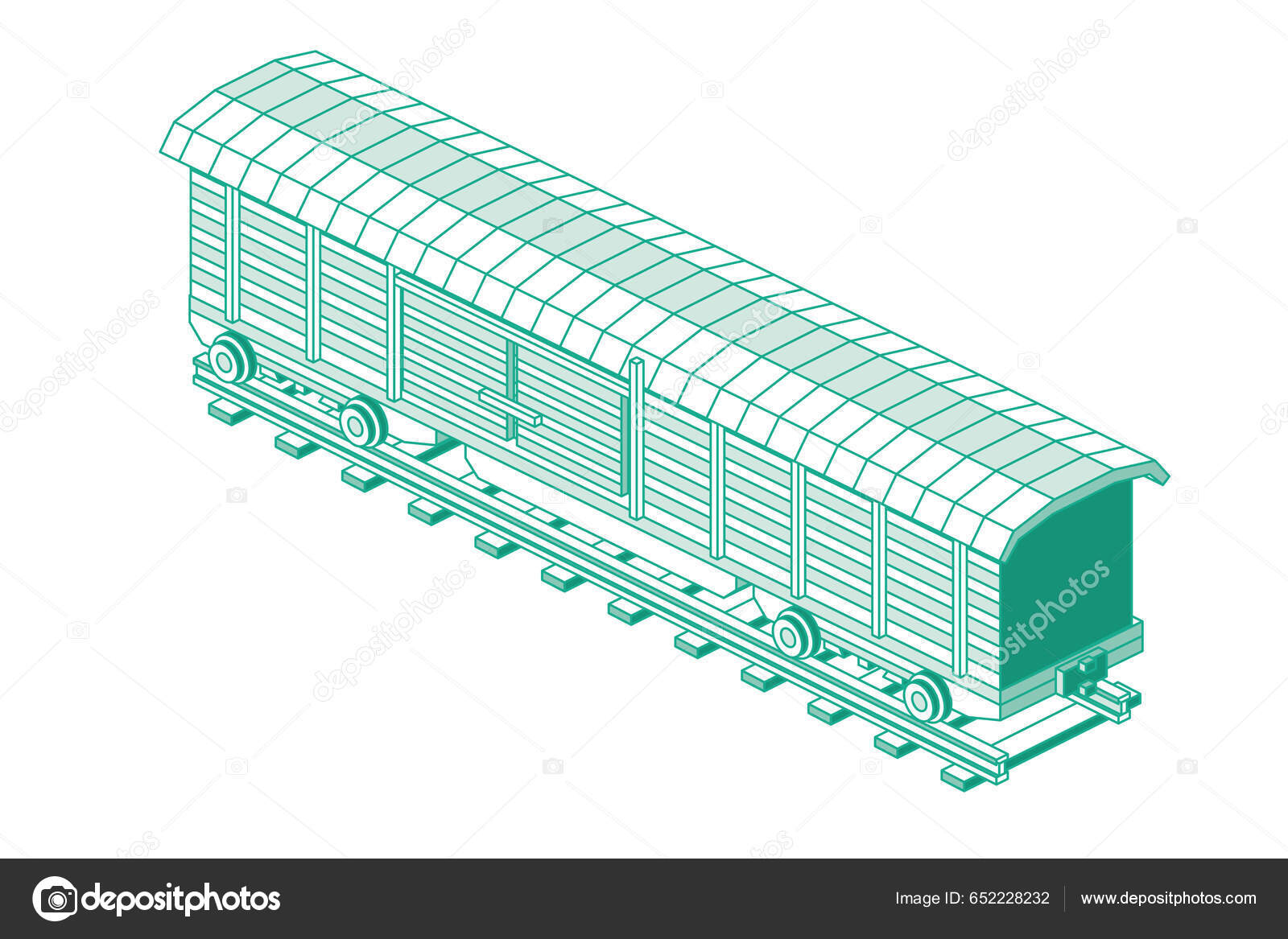 Train Carriage Outline