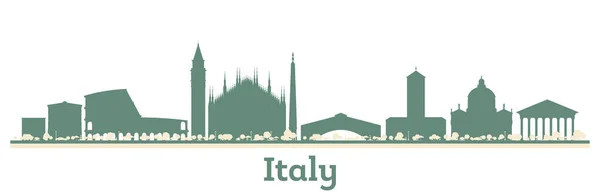 Abstract Italy City Skyline Color Buildings Векторна Ілюстрація Концепція Ділових — стоковий вектор