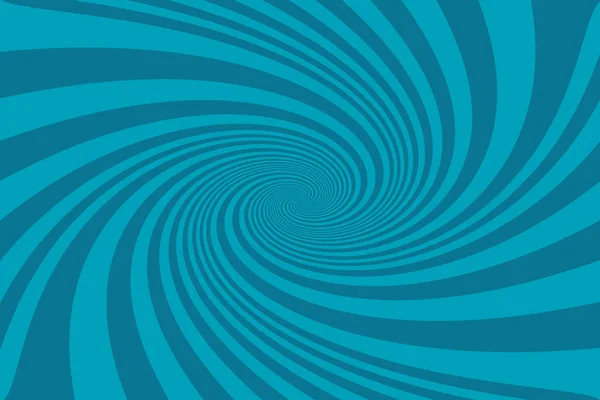 蓝色涡旋径向涡旋背景 螺旋形条纹矢量背景 — 图库矢量图片