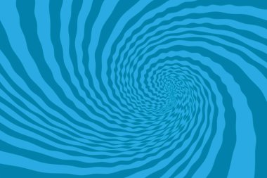 Girdap gibi dönen bir girdap. Yıldız patlaması Spiral çizgileri Vektör illüstrasyonu