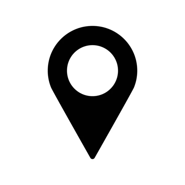 Harita simgesi simgesi. Düz Vektör illüstrasyonu