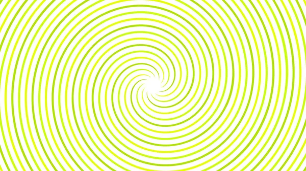Abstrakt Spiral Bakgrund Med Gröna Ränder Radialt Mönster Dynamisk Virvel — Stock vektor