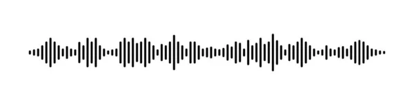 stock vector Frequency audio waveform icon symbol. Flat Vector illustration