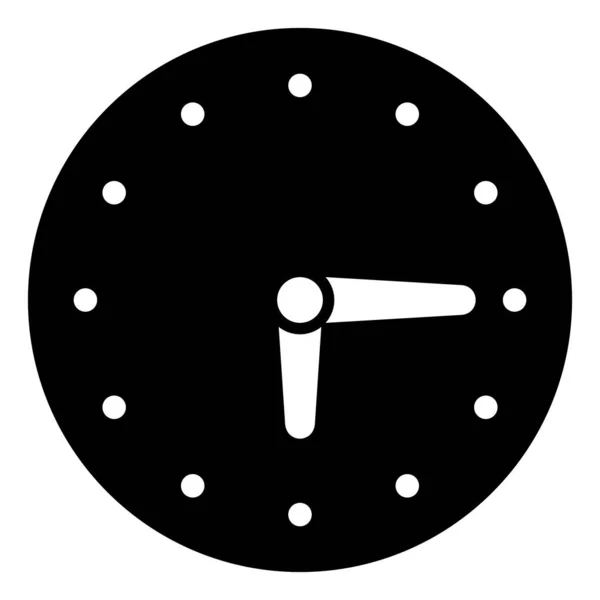 Simbolo Dell Icona Dell Orologio Analogico Illustrazione Vettoriale — Vettoriale Stock