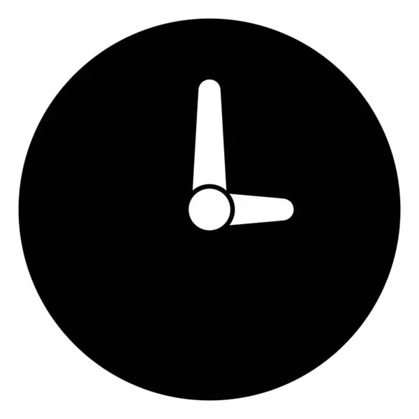 Symbol Für Die Uhr Vektorillustration — Stockvektor