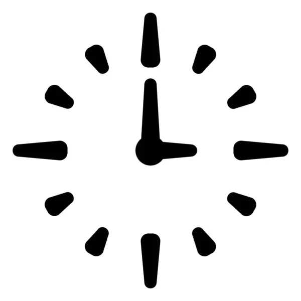 Аналоговий Символ Піктограми Годинника Векторні Ілюстрації — стоковий вектор