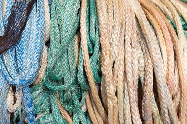 Geri dönüşümlü plastik halat çeşitleri. Tam çerçeve