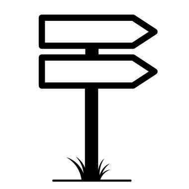 İmza simgesi. Taslak vektör illüstrasyonu