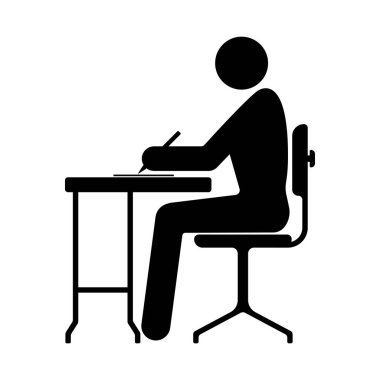 Masada yazan Kişinin Simgesi