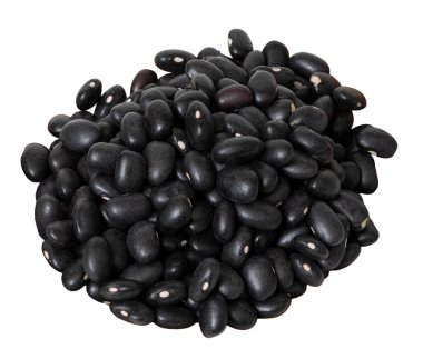 Çiğ fasulye yığını kesilmiş.