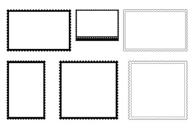 Boş Posta pulu çerçevesi ayarlandı