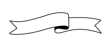 Kavisli dalgalı kurdele illüstrasyonuName