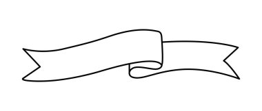 Eğri kurdele afişi tasviri