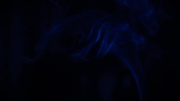 Thin Stream Smoke Extinguished Scented Candle Meditation Semi Dark Studio — Video