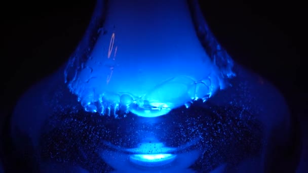 Liquid Hookah Communicate Emotion Shisha Smoker Lounge Dark Vape Beautiful — Stockvideo