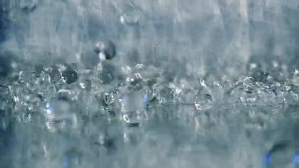 White Bokeh Particle Glitter Premia Fundo Abstrato Gradiente Poeira Brilho — Vídeo de Stock