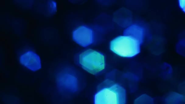Fondo Abstracto Animado Partículas Azules Decolorantes Diseñados Como Concepto Fondo — Vídeos de Stock