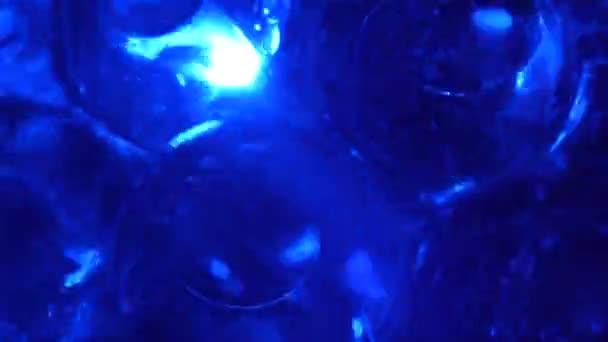 Water Color Gel Balls Super Macro Bubbles Slow Motion Bubbles — Stok video