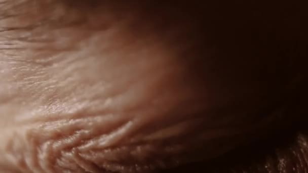 Зелене Око Крупним Планом Капілярами Концепція Офтальмології Медицини Надзвичайне Макрооко — стокове відео