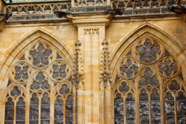Prag 'da. 05.10.019: The Metropolitan Cathedral of St. Vitus, Wenceslas and Adalbert, Roma Katolik katedrali.